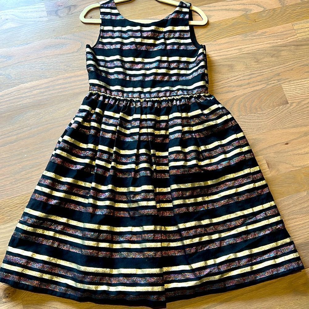 Gymboree Striped Sparkle Holiday Party Dress